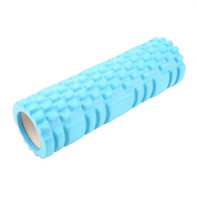 Mini duté cvičení na jógovém válečku Fitness válec Fyzio cvičení Yoga Masážní sloupec (Modrý)