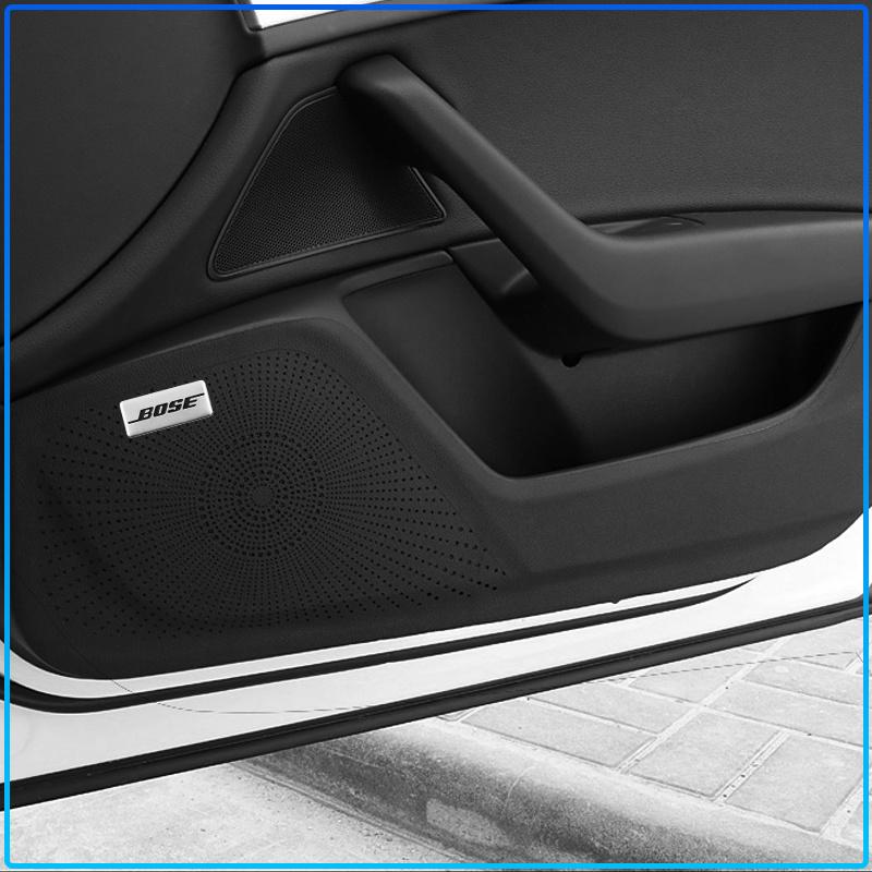 Neues BOSE Buchstabenlogo Auto-Audio-Stereo-Abzeichen Selbstklebender Metallaufkleber Für Autotür Lautsprecher Hochtöner Modifikation