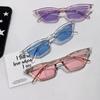 Cat's eye sunglasses men's and women's street photography retro sunglasses colorful trend versatile sun protection UV protection