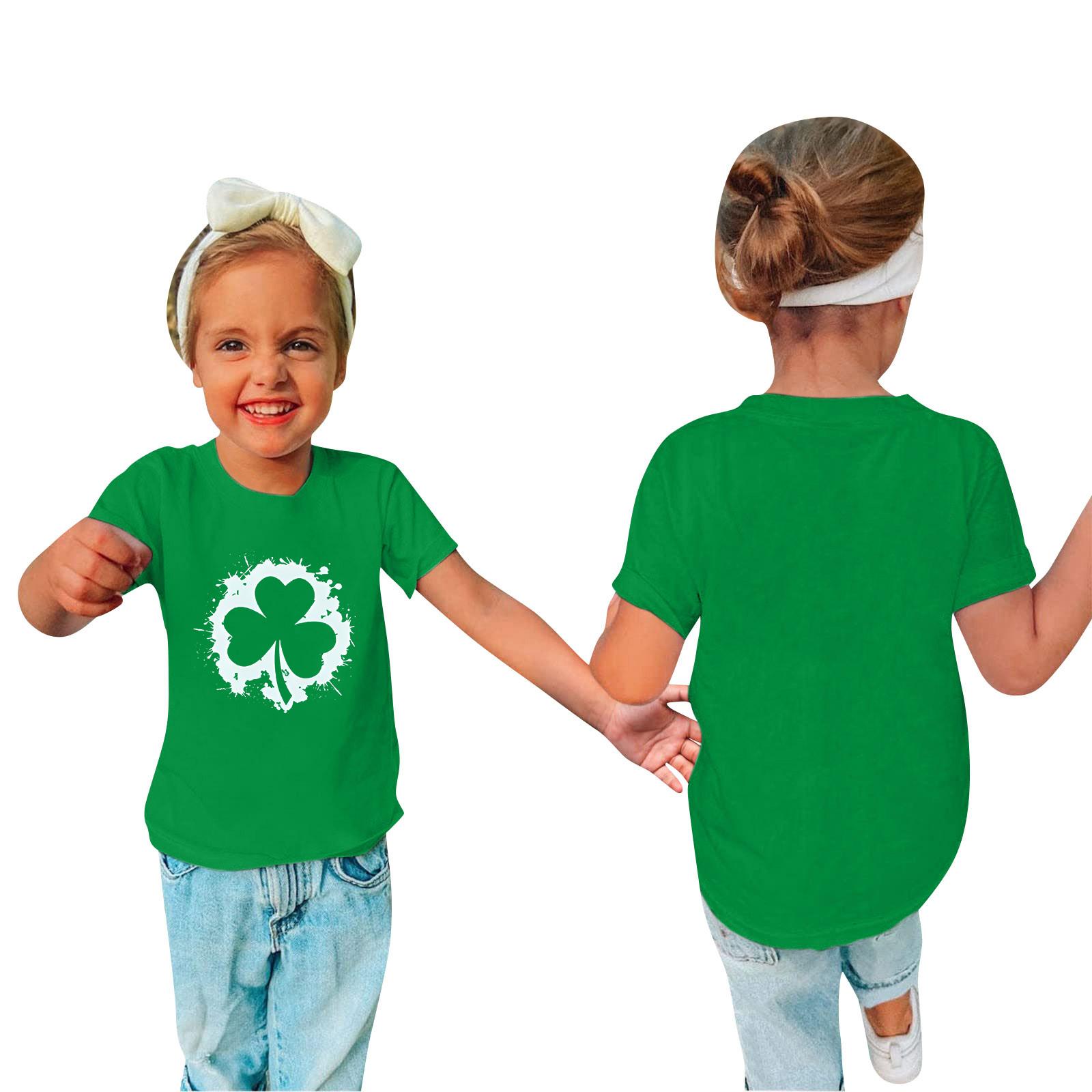 

Детский пуловер с круглым вырезом и принтом, спортивная рубашка, весенний топ с короткими рукавами для мальчиков и девочек 100