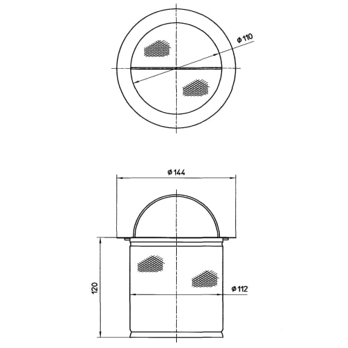 Sanei Sink Drain Stopper Basket, Copper, Antibacterial, Deep Drain Garbage Collection, Punched Holes, Large, PH6501AF-2-L