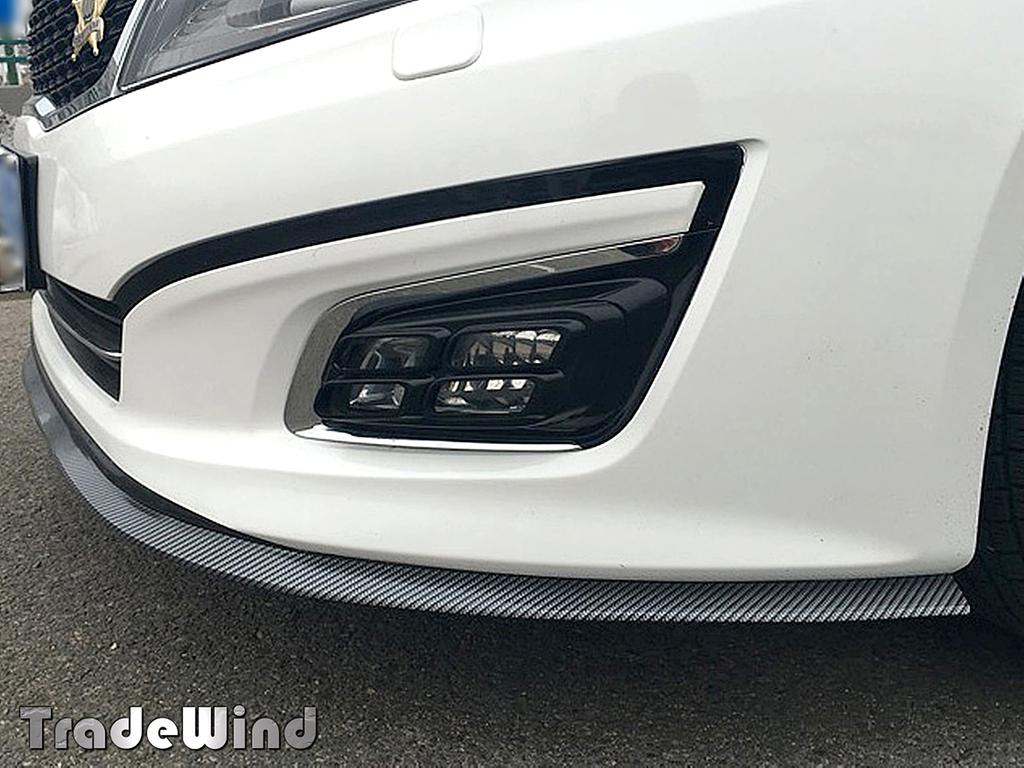 TradeWind Underlip Molle Lip Spoiler Bumper Guard Aero Guard Chin Spoiler Dress Up Front Lip 2.5m (Width 5.5cm Black)
