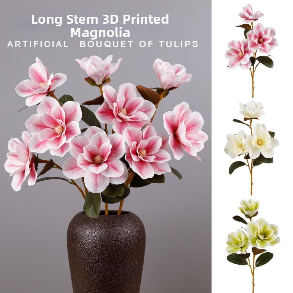 Real Touch Fake Orchid Flowers Artificial Magnolia Faux Flowers Wedding Decor