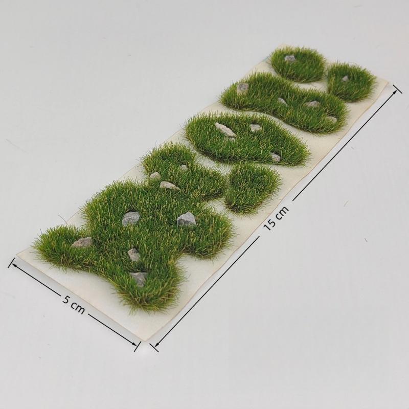 1 Set Miniature Lawn Blocks Terrain Model Kit Static Model Grass Garden Blocks For Garden Architecture Diorama