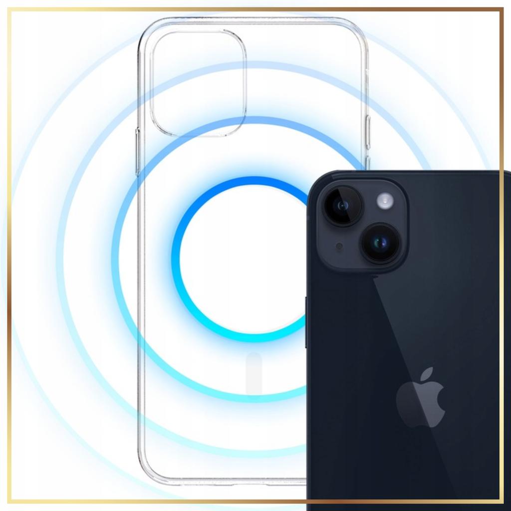 Etui 3Mk Clear Magcase Do Magsafe, Do Iphone 15, Przezroczysto-Białe