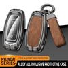 Zinc Alloy Car Key Case Cover Fob For Hyundai i30 Ix35 KONA Encino Solaris Azera Grandeur Ig Accent Santa Fe Palisade Key Shell