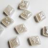 ABS Imitation Pearl High Gloss Rhombus Beads for DIY Jewelry