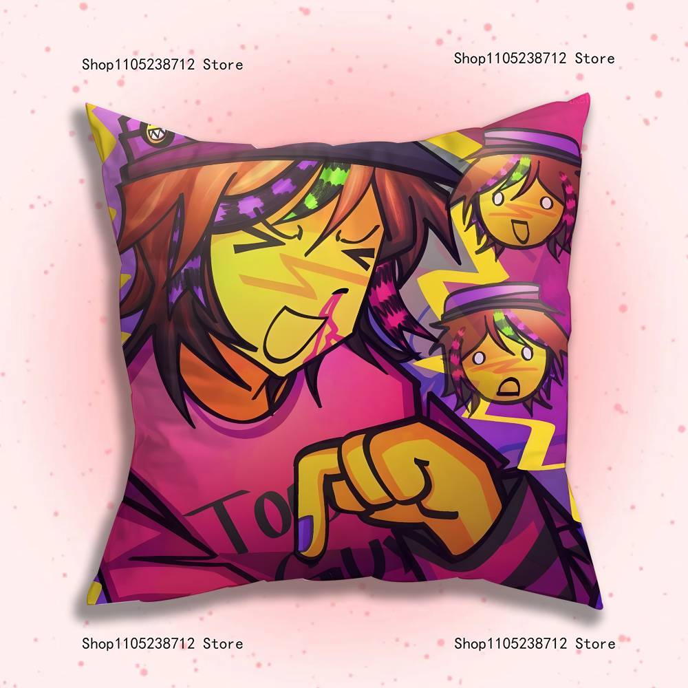R-Regretevators I-Infected And L-Lampert Pillowcase Cushion Plush Cartoon Anime Kawaii Decoration Kids Birthday Cute Gifts