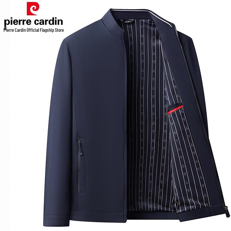 

Pierre Cardin Men s Windproof Wrinkle-Resistant Stand Collar Jacket 4XL