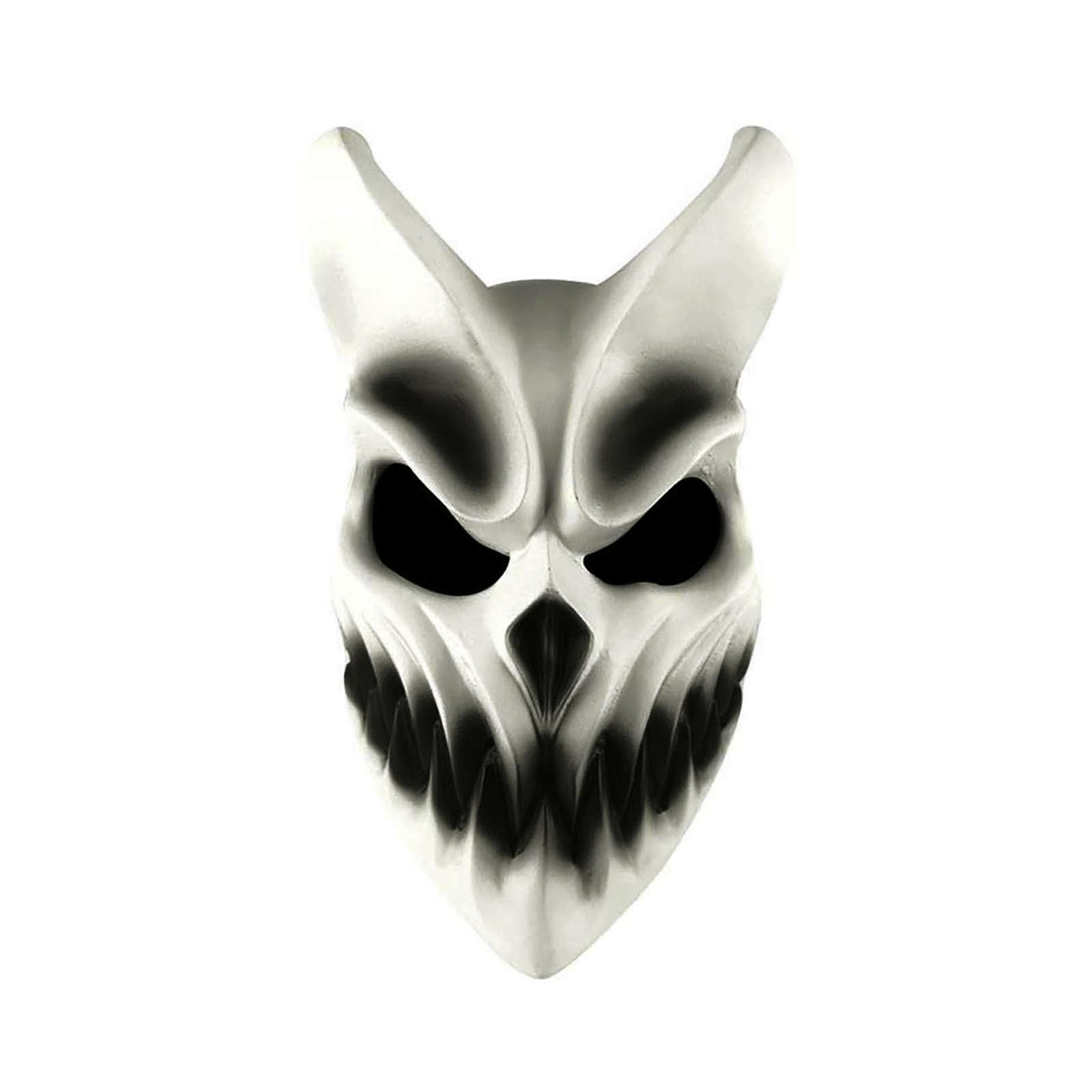 

Хэллоуин Косплей Маска Лицо Резиновая Убойная Маска Малыша Тьмы One Size белый