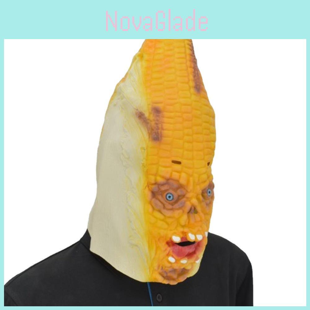 Corn Monster Mask Latex Cosplay Costume For Halloween Parties
