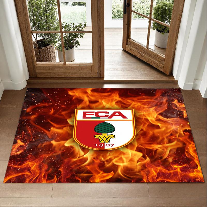 FC Augsburg FC Design Crystal Velvet Rug Soft Decorative Mat for Bedroom Entrance