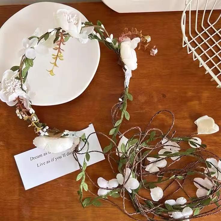 Mori Girl Floral Tassel Headband - 2025 Fashion Hair Accessory