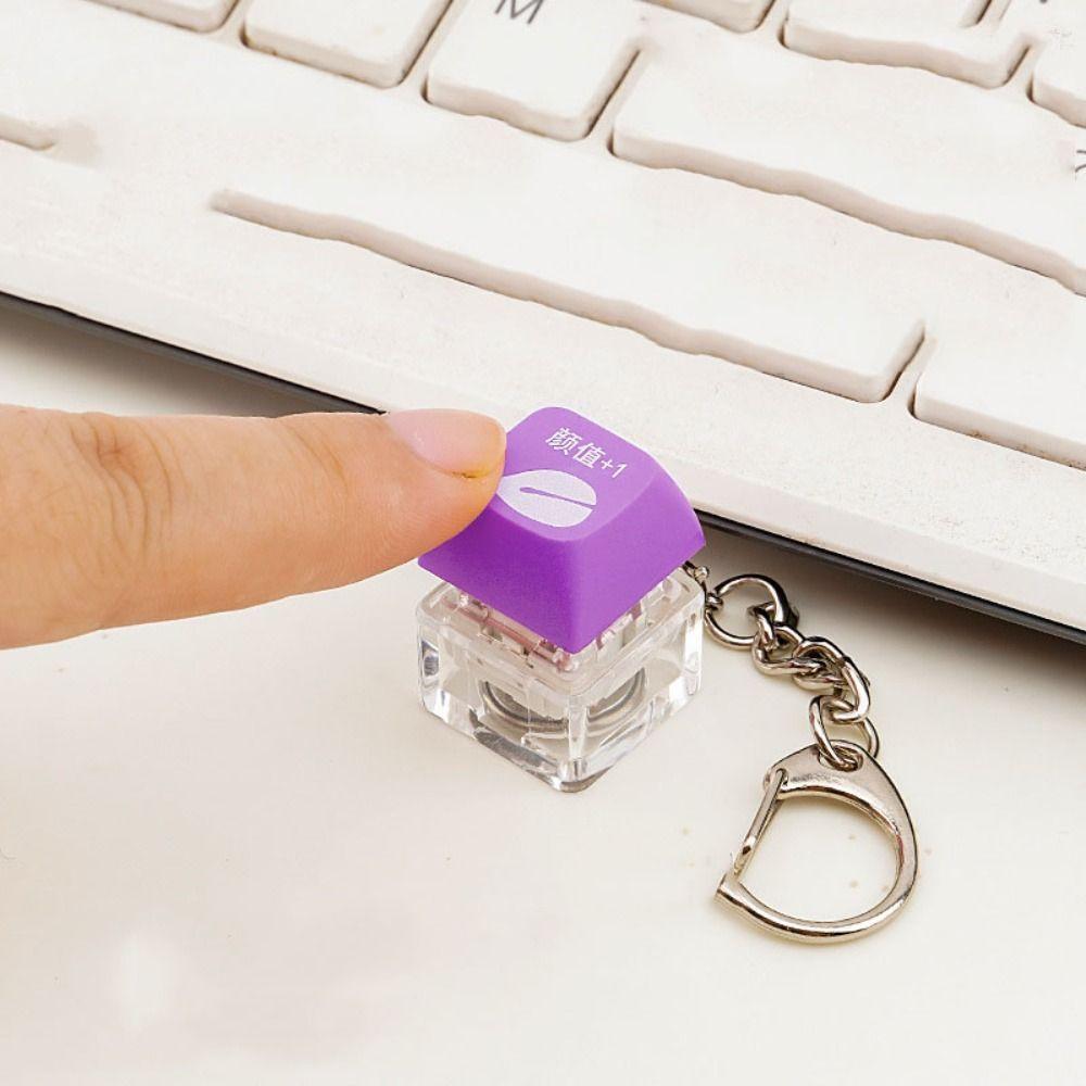 Přívěšek na klíče s mechanickou klávesnicí ABS Kancelář pro volný čas