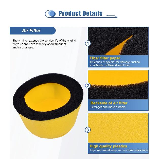 Motorcycle Air Filter Cleaner Oil Filter Kit for Kawasaki KLX250 KLX300 KLX300 R KLX650