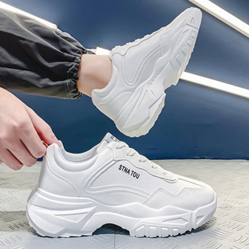 Fashion Men Women Sneakers Fashion Comfortable Lace-up Casual Shoes Male White Vulcanized Shoes Hot Sale Zapato Para Hombre 2025