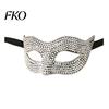 Soft Fit Masquerade Masque Bling Rhinestone for Women, Sparkly Venetian Party Half Shining Style Face Eye Halloween, Mardi Gras, Prom Ball Costume