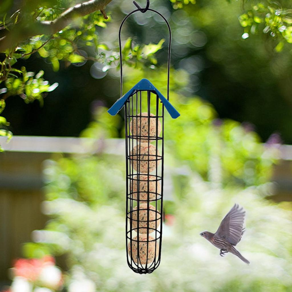 Outdoor Bird Feeder Fat Ball Food Dispenser Wild Bird Hanging Feeder