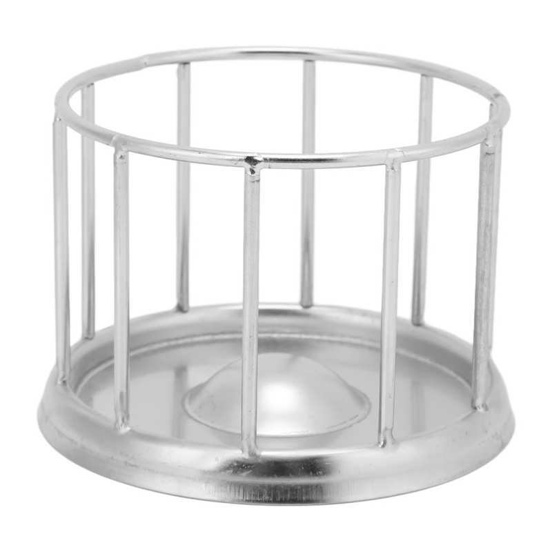 Stainless Steel Tortoise Feeder Round Railing Shape Evenly Scatter Safe Reasonable Tortoise Feeding Basin for Pet Store for