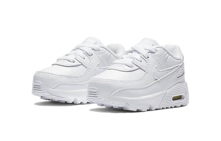 Nike Air Max 90 Leather Triple White TD CD6868-100
