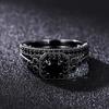 Geometric Design Timeless Womens Ring With Exquisite Zircon Embellishment In Premium White Gold And Gold Finishes Ideal Any For