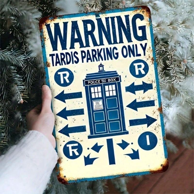 

Parking Only Warning Sign Metal Poster Retro Garage Wall Decor 20x30 cm