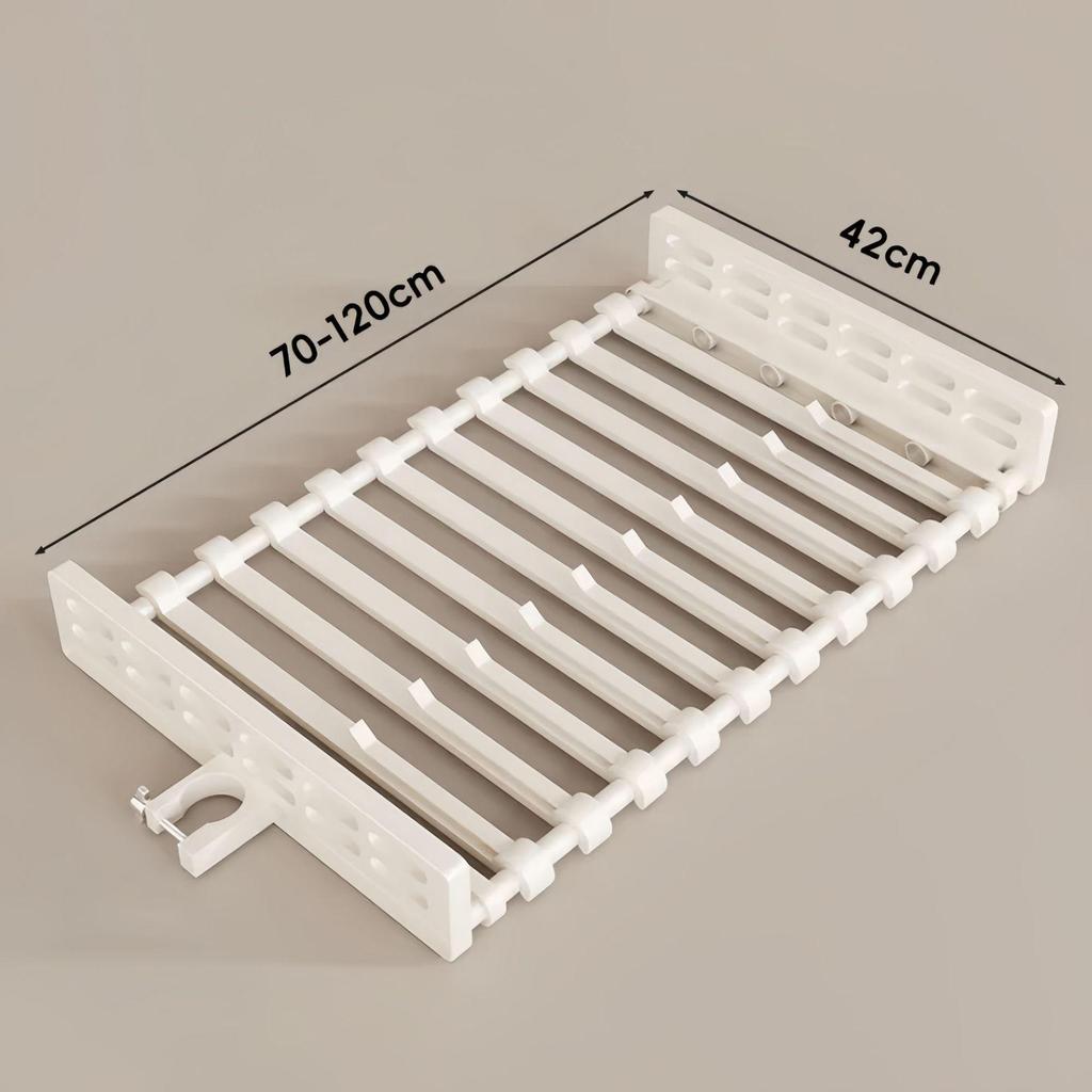 Extra Thick Walk-in Closet Floor-to-Ceiling Clothes Rack