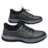 Men's shoes 2025 new summer leather breathable lightweight soft-soled sports and leisure shoes trendy leather shoes