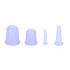 4pcs/set Silicone Vacuum Body   Helper Anti Cellulite  r Cups Cupping (Blue)
