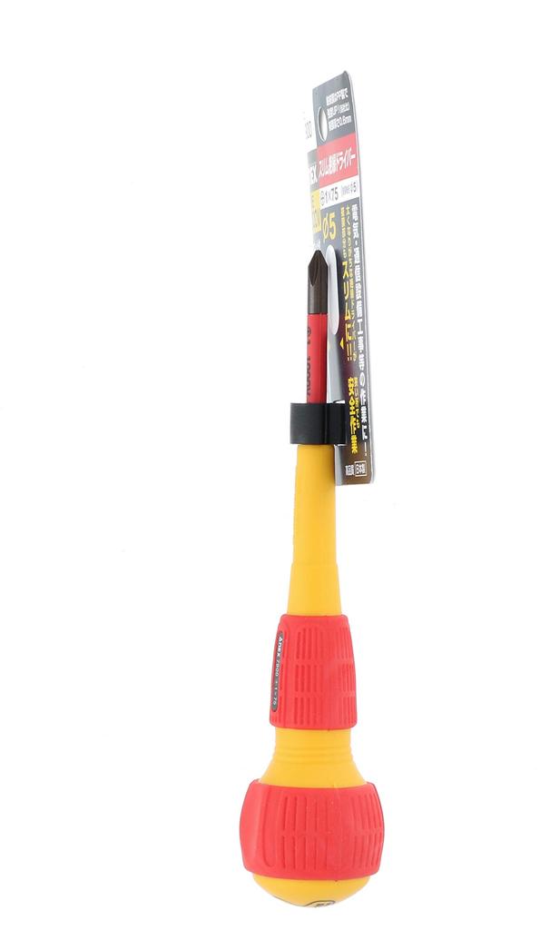 ANEX 1000V Slim for Electrical Screwdriver, Insulated, Compatible, Tip, Work, +1x75, No.7900