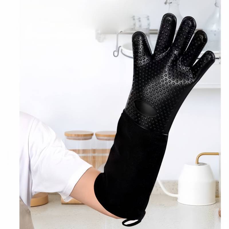 Professional Silicone Baking Mitts With Non Slip Grip And Heat Insulation For Chefs And Home Cooks