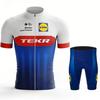 Abbigliamento Mtb da Uomo Maglie da Ciclismo TEKR Camicetta Vestiti Giacca da Uomo Set da Uomo Pantaloncini Attrezzatura Maglia Professionale Pantaloni Uniforme Gel