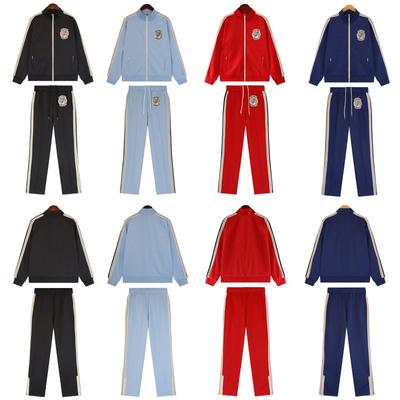 Ekte bilde lager SAINT broderi sportsstil dress menn og kvinner tenåringer fritid trenchcoat bukser engros