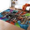 3DHow to Train Your Dragon themed printed rug, suitable for living rooms, bedrooms, sofas, balconies, gardens, etc. Large-sized