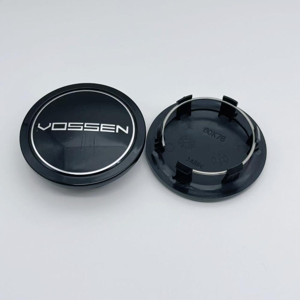4 buc 76mm (Diametru interior 60mm) Capace Centrale Roți Auto Cu Emblema Logo Vossen Accesorii pentru Jante Porsche Hubcaps Roți Capac Butuc Înlocuire
