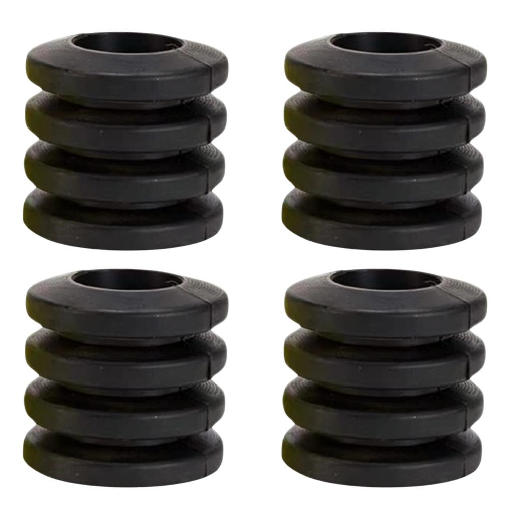 TIGRE BLANC Universal Bump Rubber Height Adjustment Shock Absorber Bump Stopper Low Down Stroke Adjustment Black 14-27 x 27