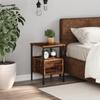 Nightstand with Rustic Wood Look 34 X 36 X 50 Cm Engineered Wood