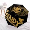 1PC Bendy and Ink Machine Automatic Open/Close, 8-Rib Durable Frame Compact Travel Umbrella for Men & Women S1222074