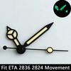 High quality watch hands blue-green/green luminous hands suitable for N  H35 NH36/ETA 2836 2824/8205 8215 movements