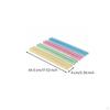 4 Pieces Clear Mahjong Pusher Set Patterned Surface Tile Push Rounded Ends