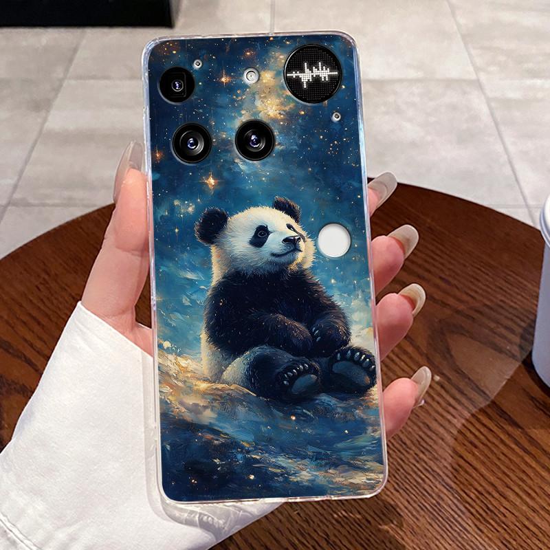 Casing For Nothing Phone (3) Case For Phone3 Back Cover Aesthetic Fashion Cute Cat Cartoon Transparent Soft Silicone Phone Case