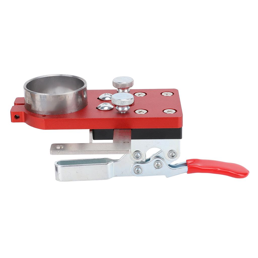 35mm Verdecktes Scharnier Jig Aluminiumlegierung Schranktürscharnier Bohrhilfe mit Lochöffner L-Lineal Q