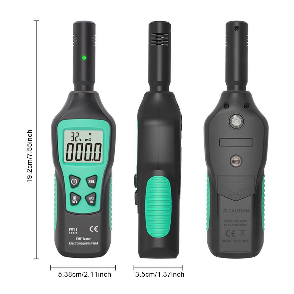 Digital Display Electromagnetic Tester Portable LCD Screen Detector