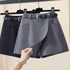 2026 Versatile Summer High-Waisted A-Line Wide-Leg Petite Skirt Shorts for Women