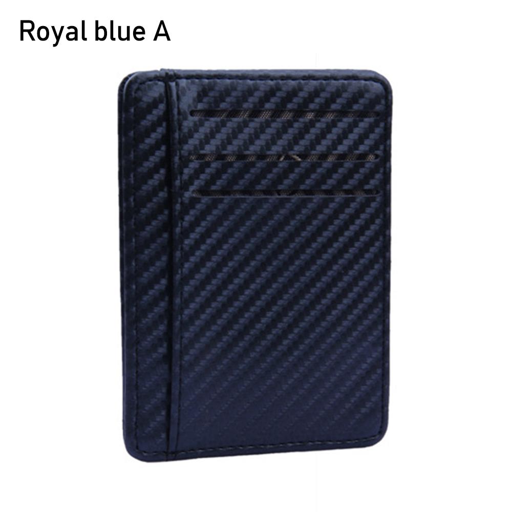 Holder Pu Leather Coin Pocket Money Clip RFID Blocking Anti-chief Slim Wallet