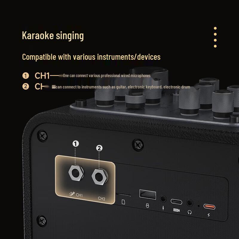 SEE ME HERE Rangers D5 Portable Outdoor Karaoke Speaker