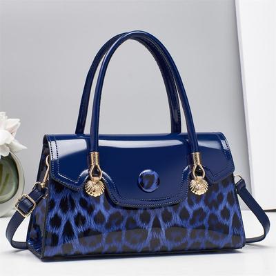 2025 Trendy Leopard Print Crossbody Handbag for Women - Versatile, Stylish Shoulder Bag for Moms