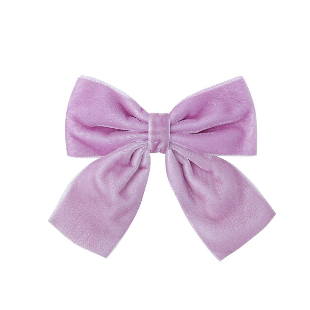 Neue Kinder-Haaraccessoires Samt Handgefertigte Schleife Haarspangen Niedliche Prinzessin Einreihige Spange Kopfschmuck für Babys