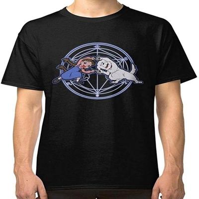 NOTEE Men's Fullmetal Fusion Ha Black Tees Shirt Clothing T-Shirts Black