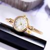 Luxury Women's Watches Small Gold Bangle Ladies Bracelet Wristwatch Stainless Steel Retro Quartz Watch Female Dress Clock